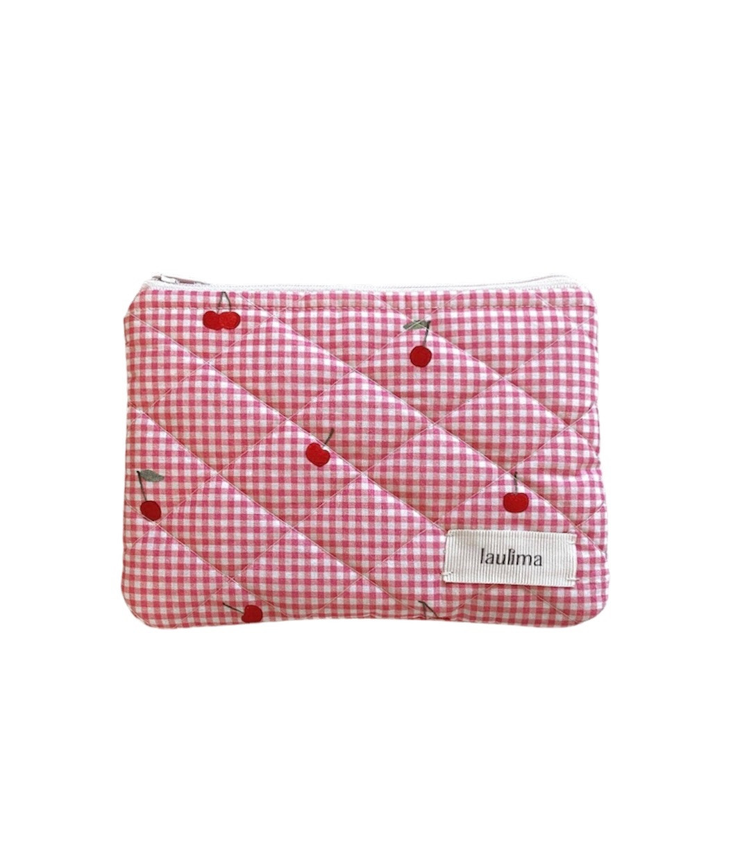 Pink Cherries Mini Wallet