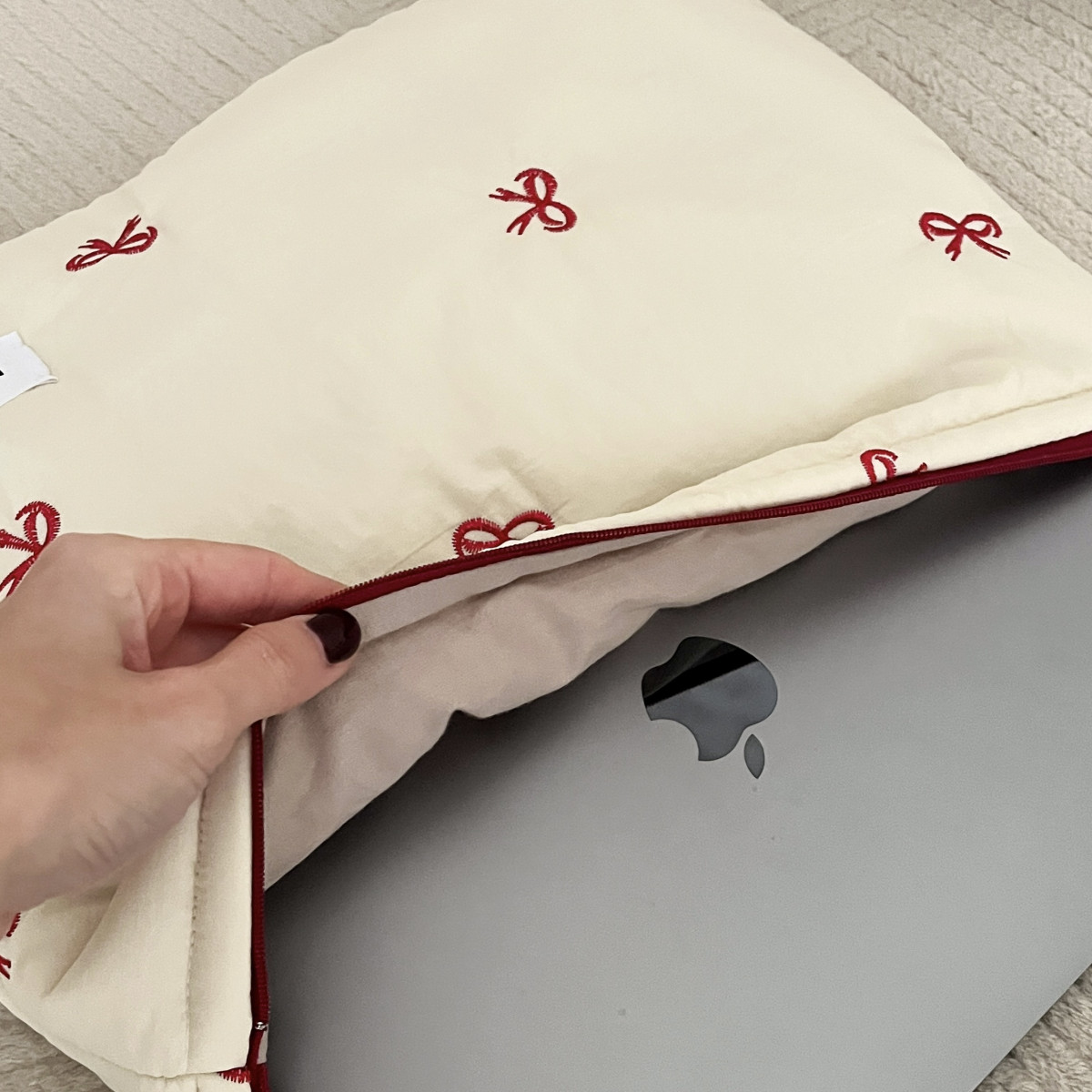 Red Bows Laptop Case