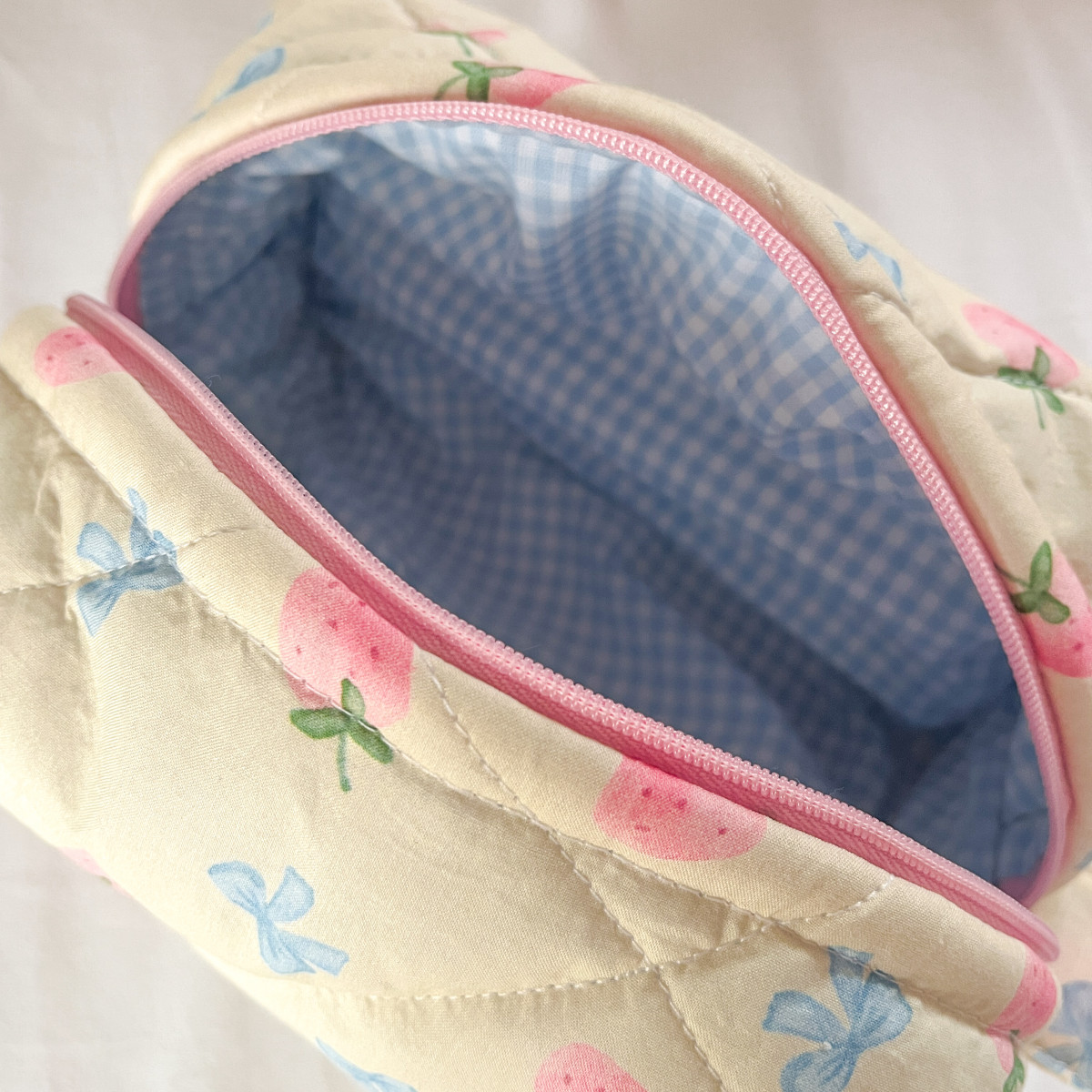 Strawberries Makeup Bag