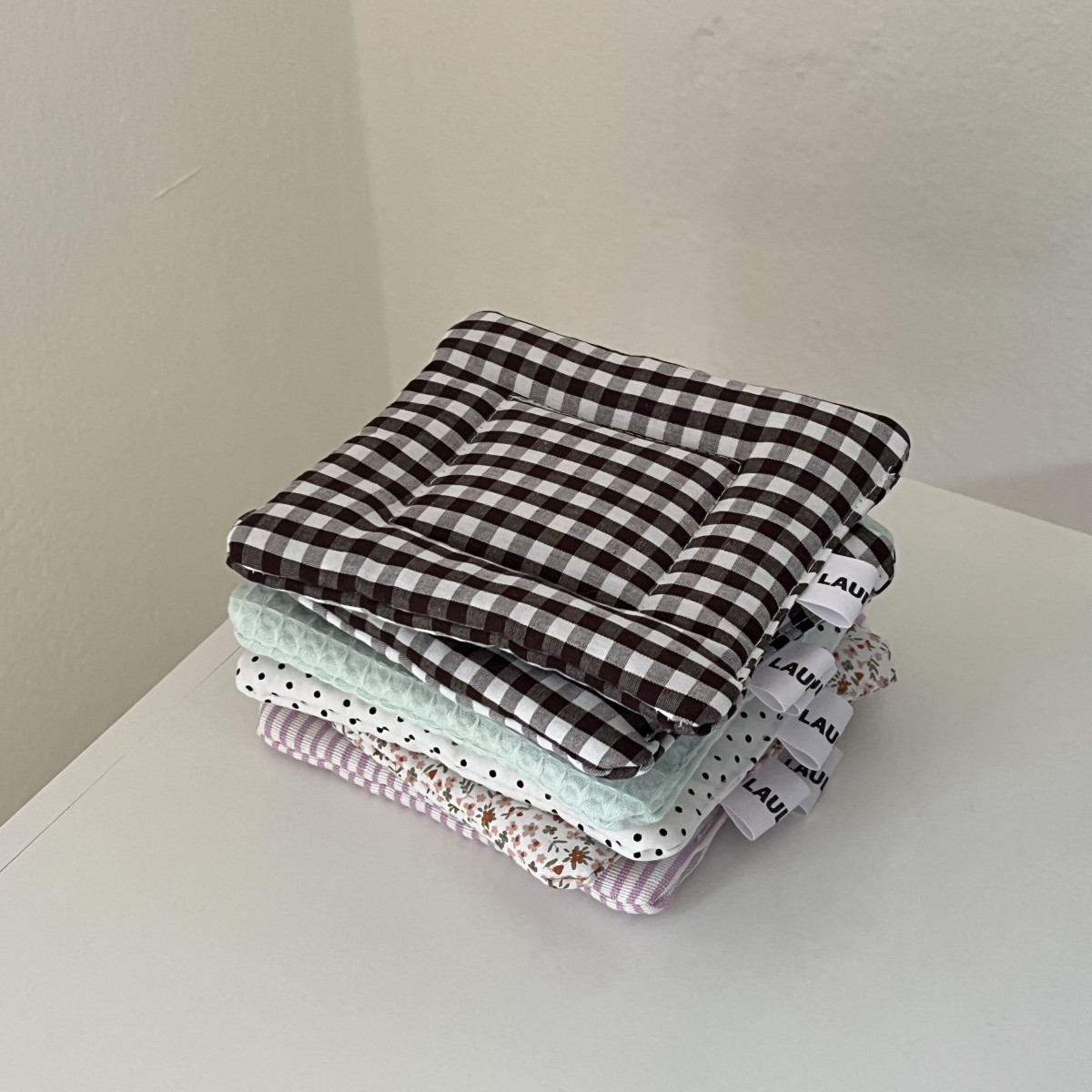 Brown Gingham Coaster