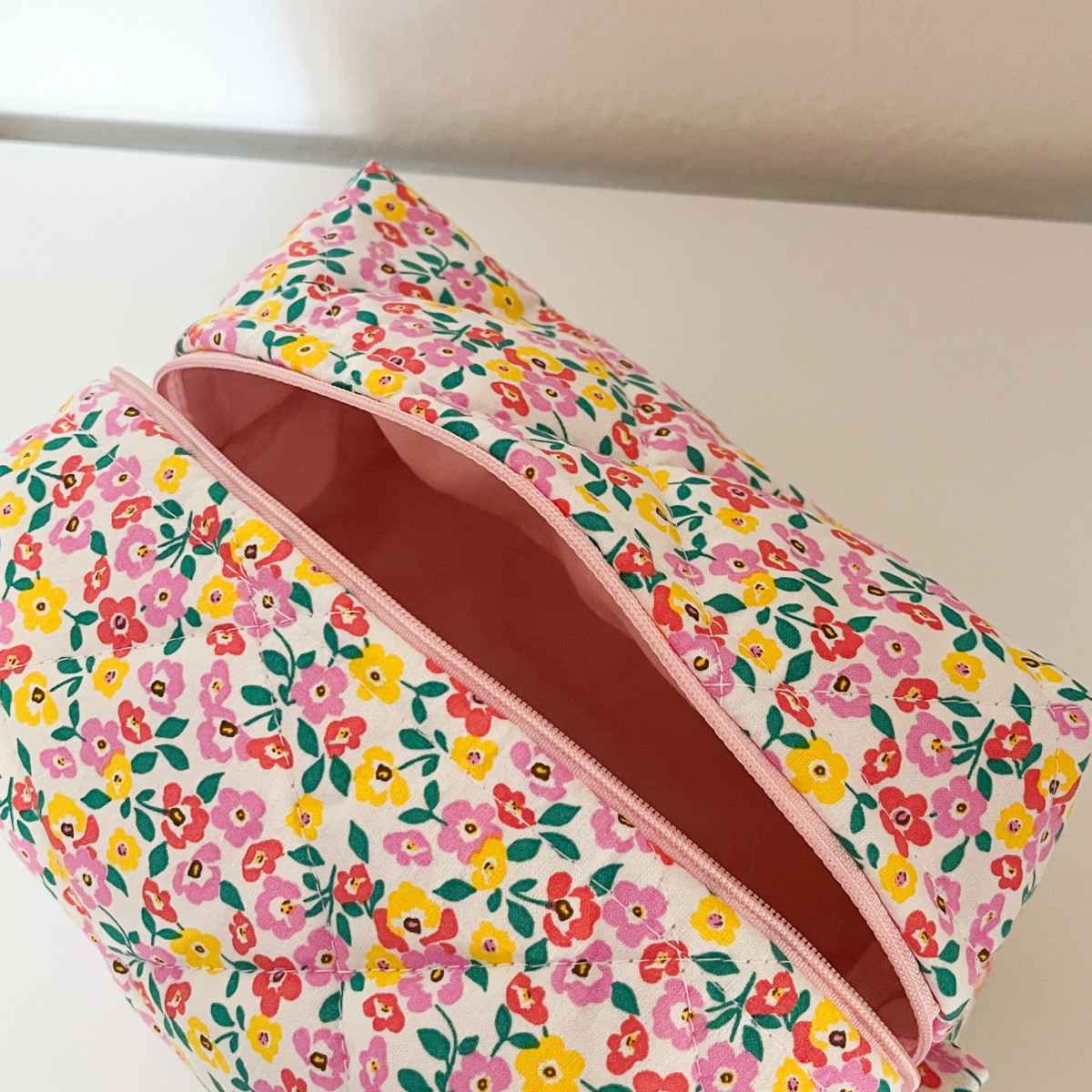 Floral Makeup Bag