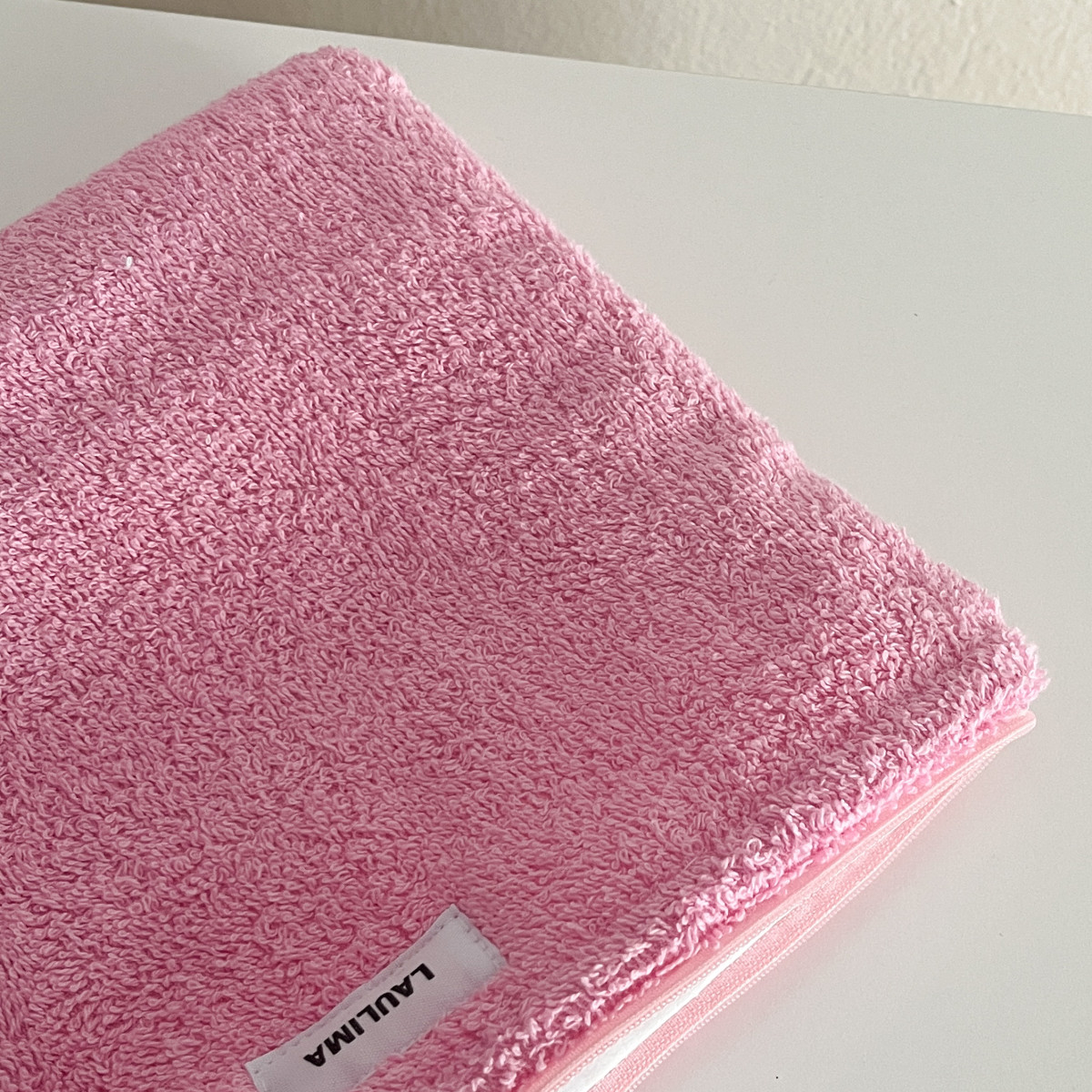 Pink Towel Pouch