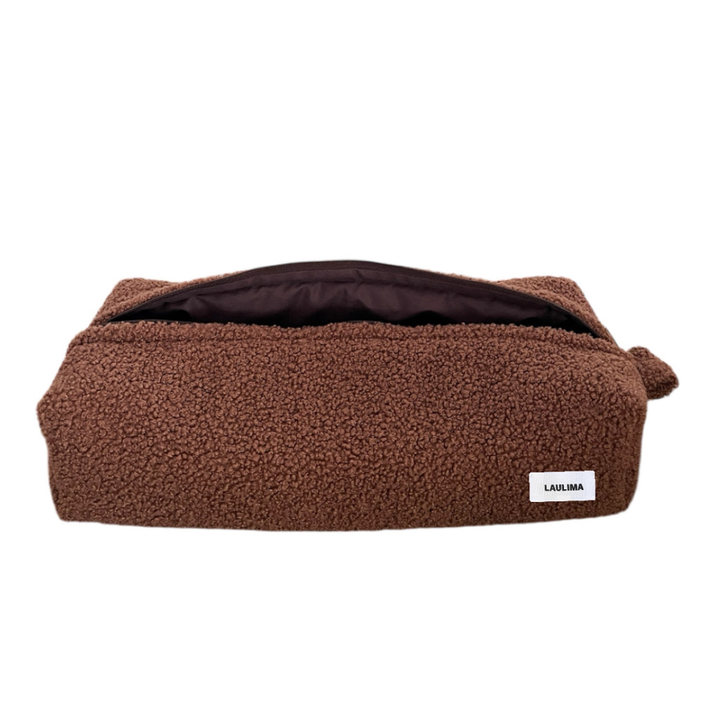 Brown Teddy Hair Tool Bag
