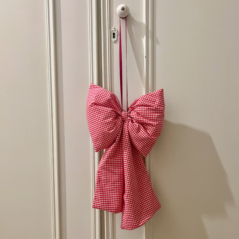 Red Gingham Bow