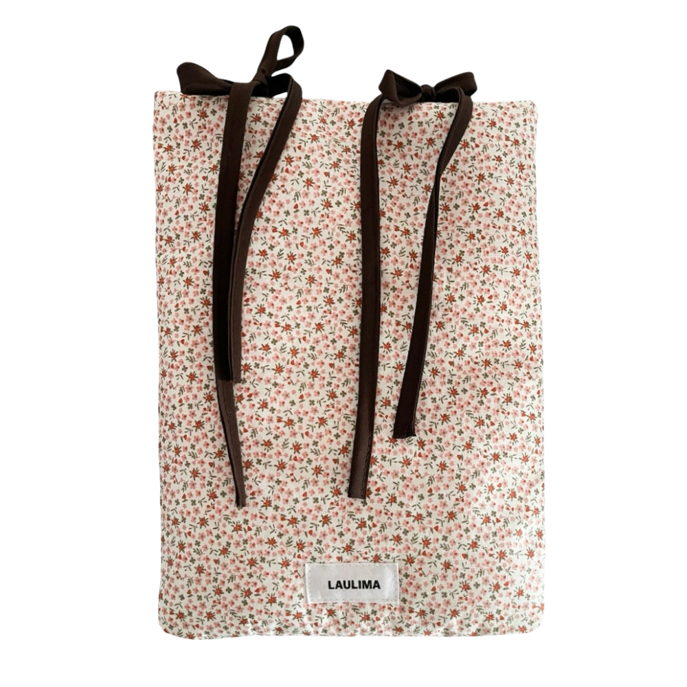 Pink Floral Book Sleeve