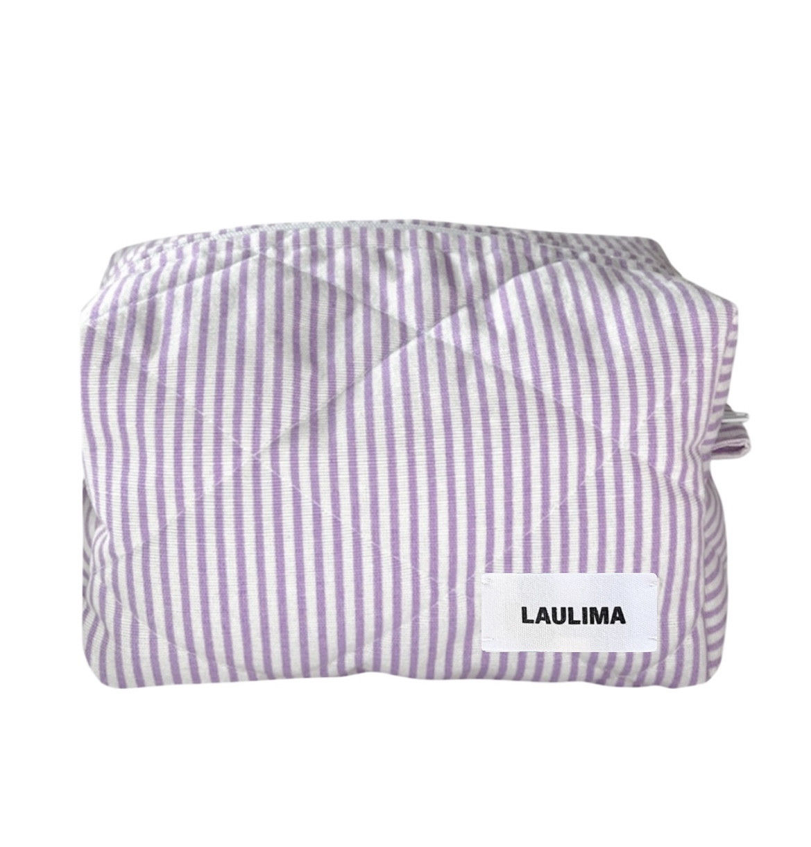 Lilac Quilted Makeup Bag