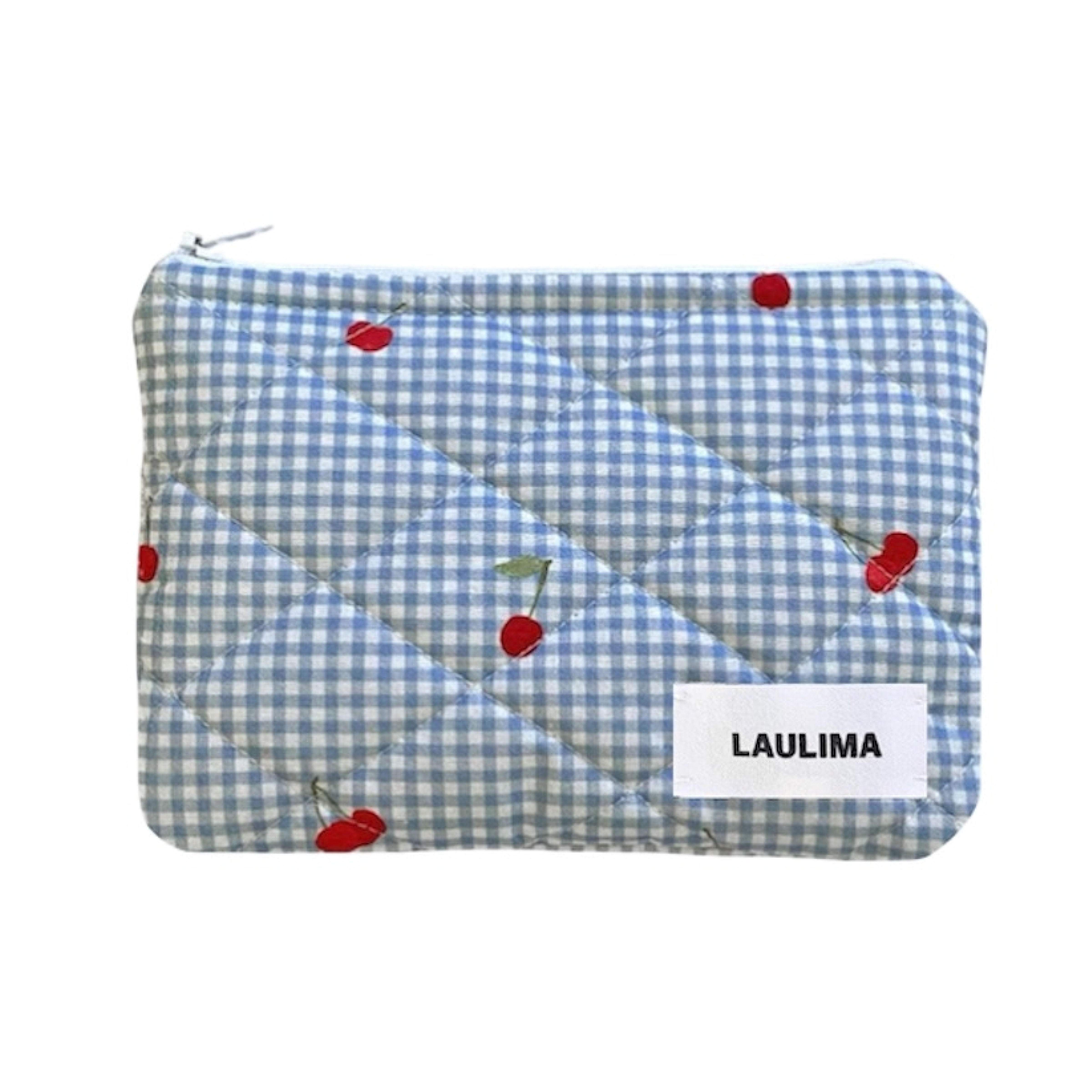 Blue Cherries Mini Wallet