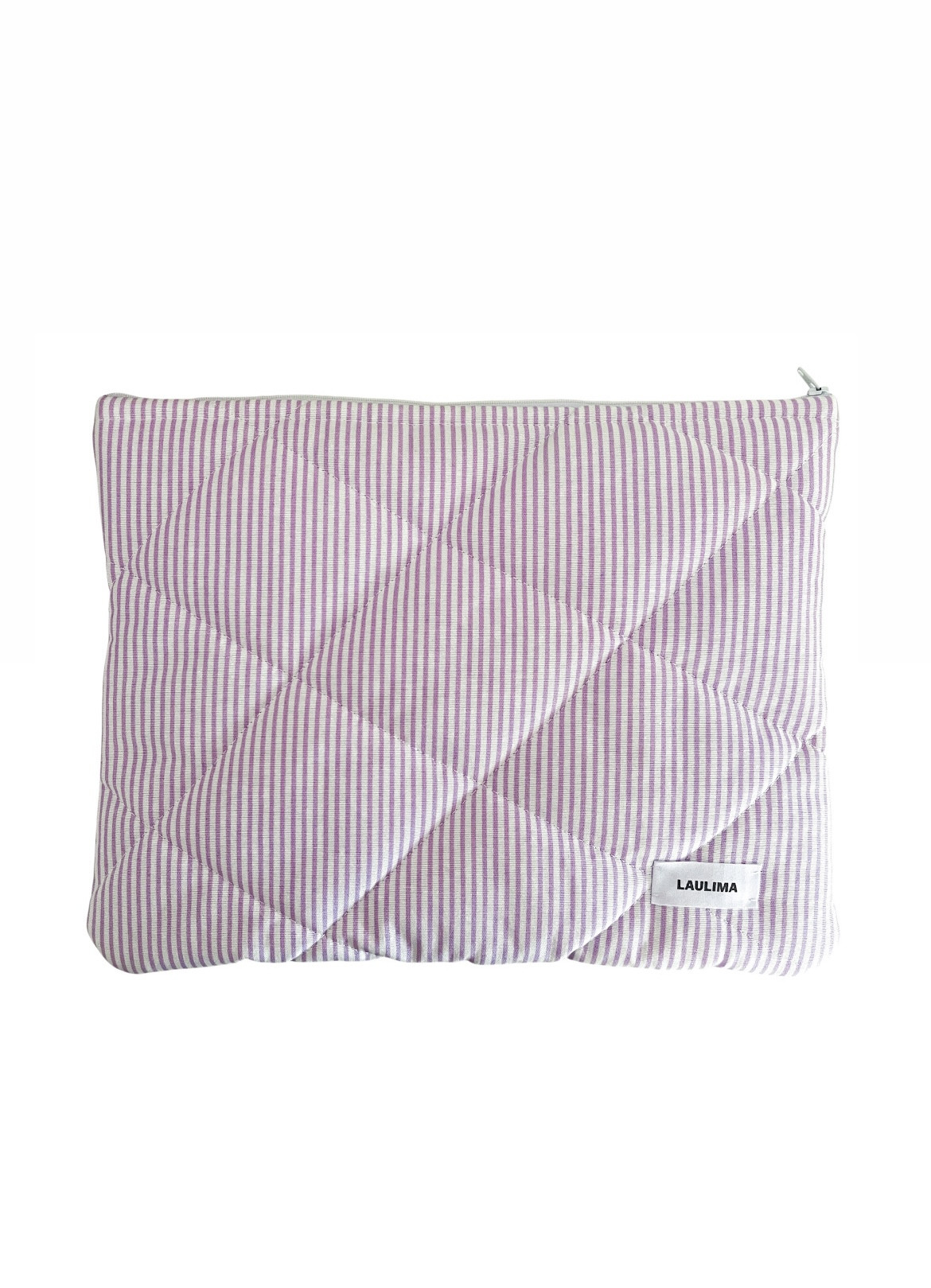 Lilac Striped Laptop Case