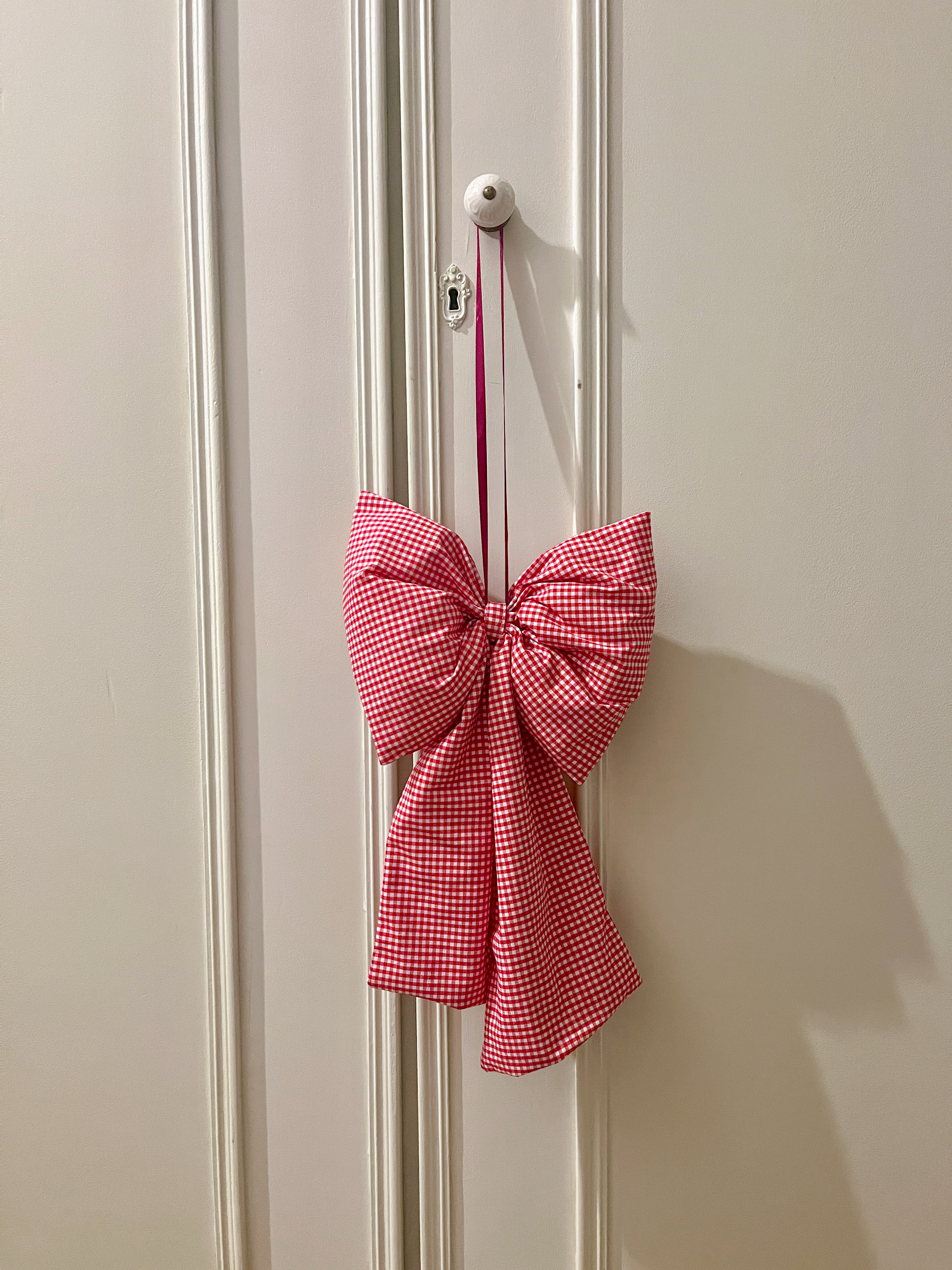 Red Gingham Bow