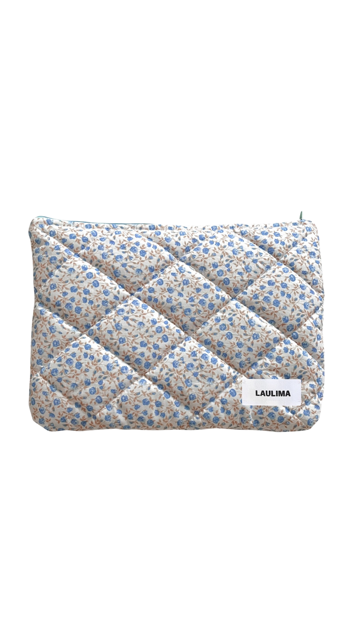 Blue Floral Laptop Case