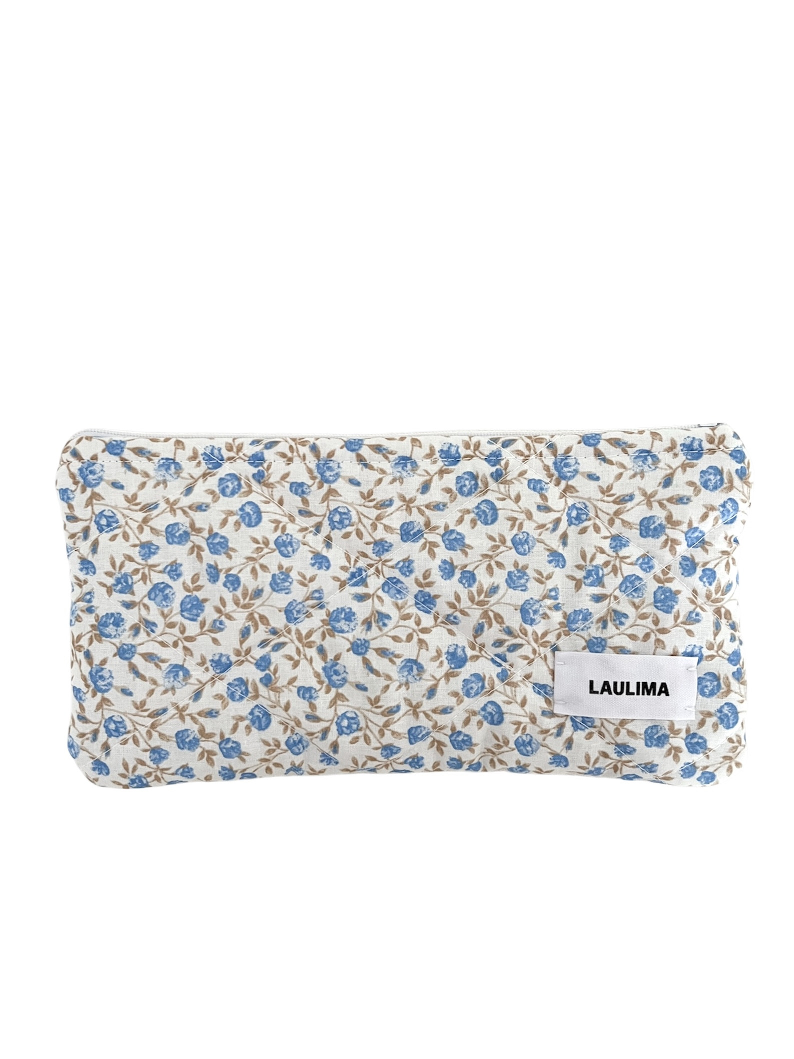 Blue Floral Pencil Case