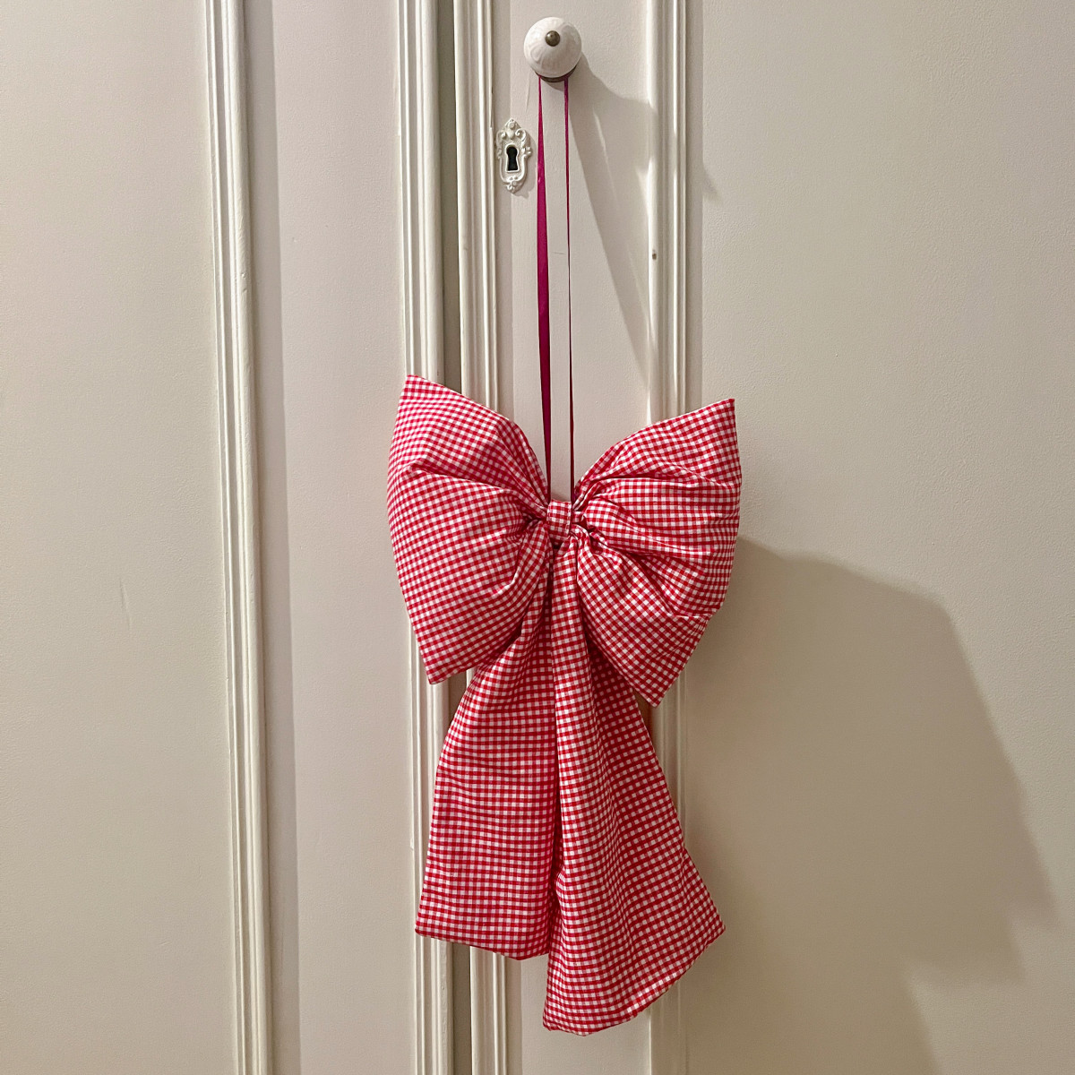 Red Gingham Bow