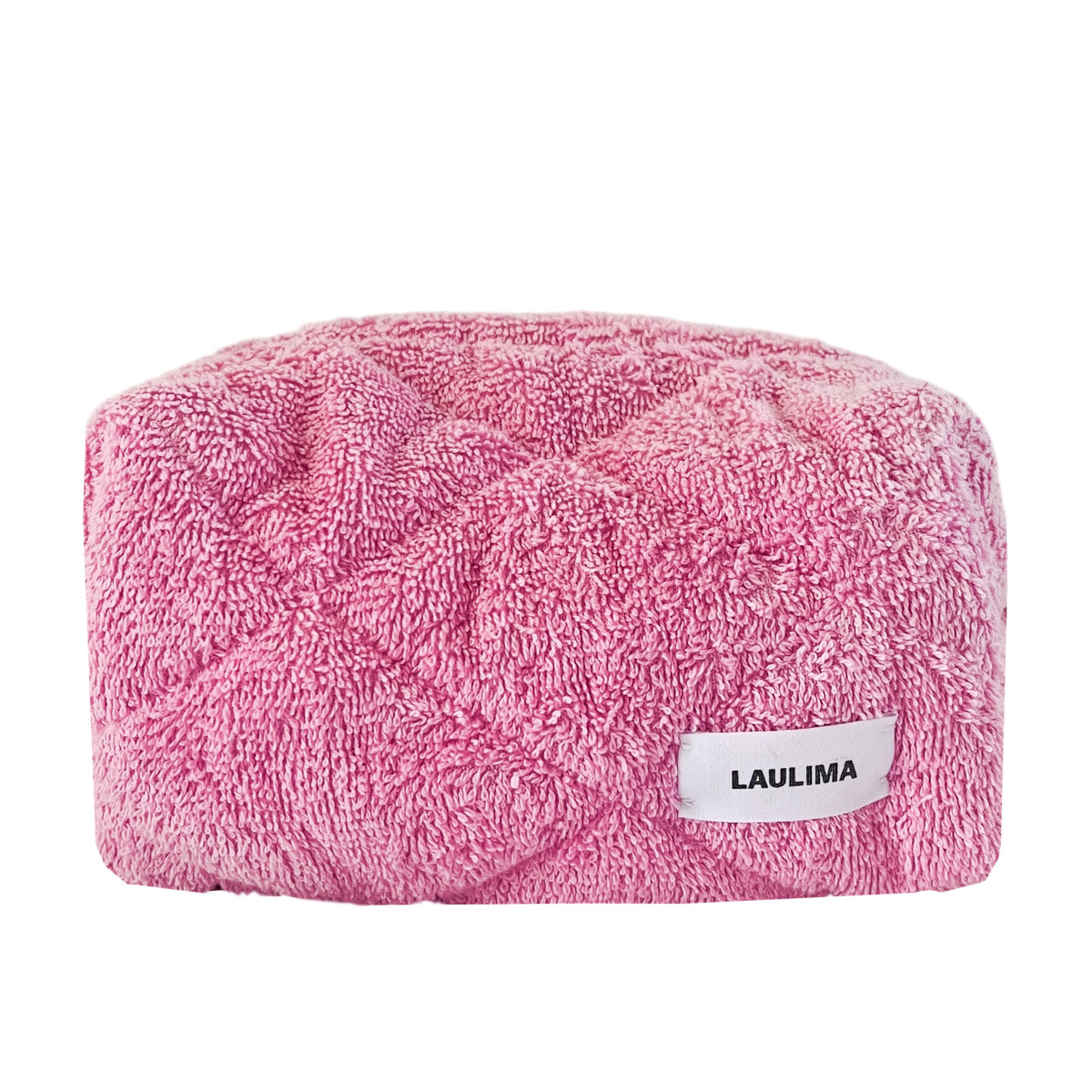 Pink Towel Makeup Bag Small