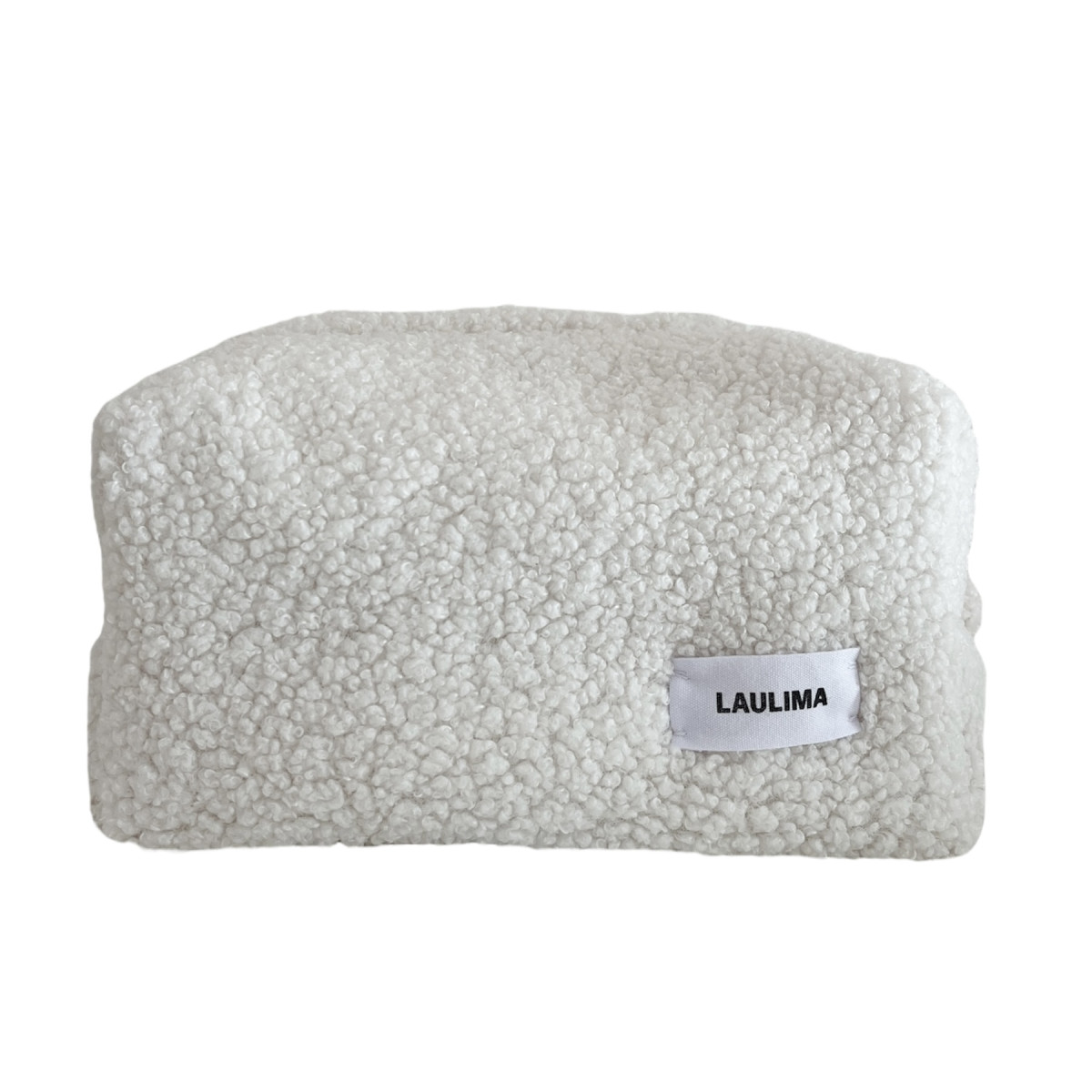 Ivory Teddy Makeup Bag