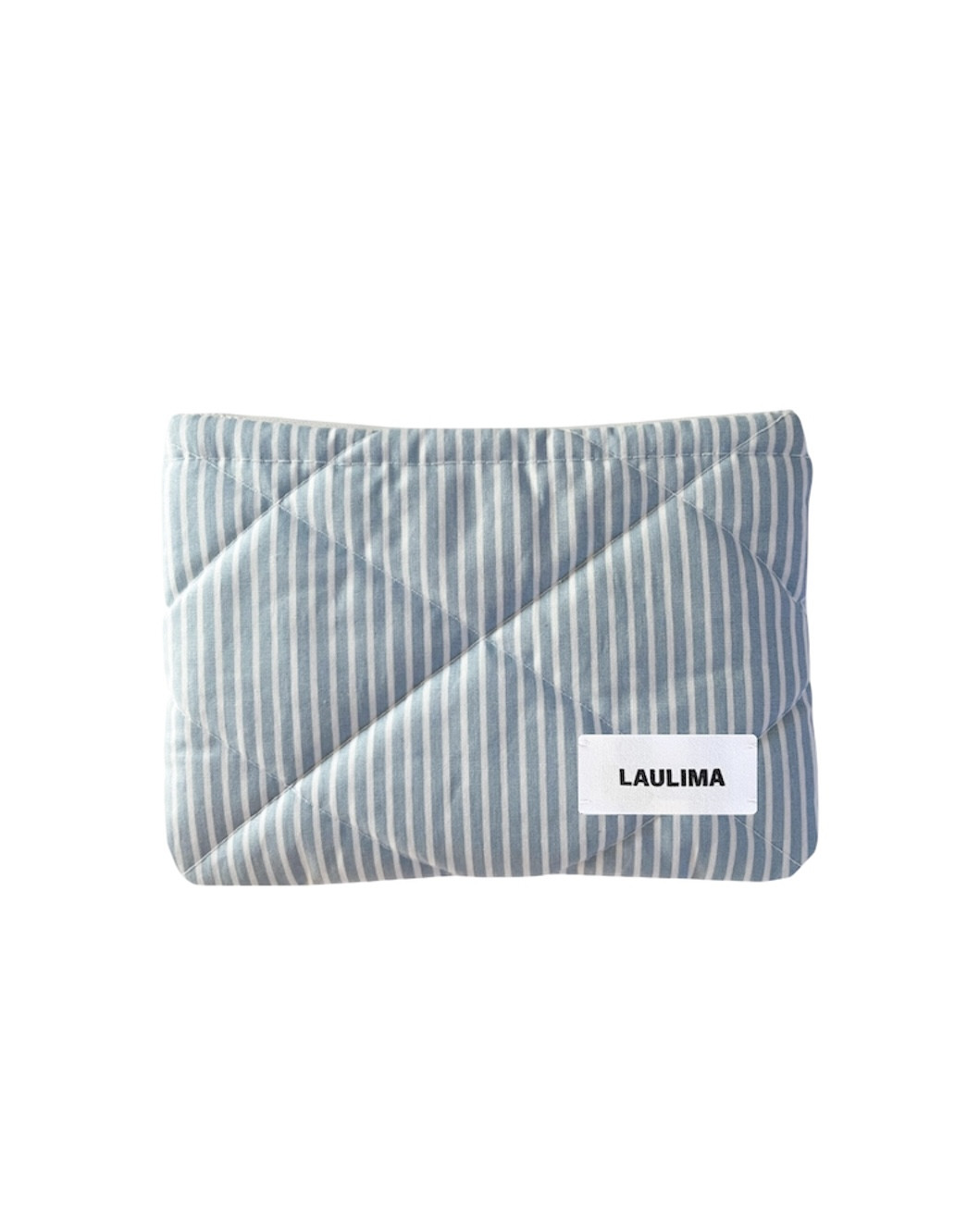 Light Blue Striped Mini Wallet